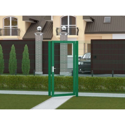 Калитка со стальной рамой и заполнением сварной сеткой