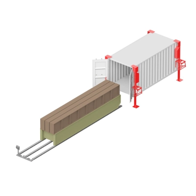 Система погрузки-разгрузки контейнеров