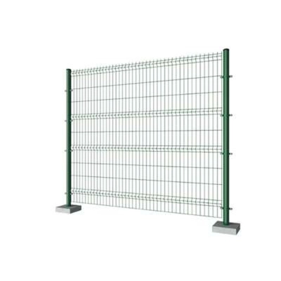 Забор из заборной секции «Оптима» и стального прутка 4 и 5 мм