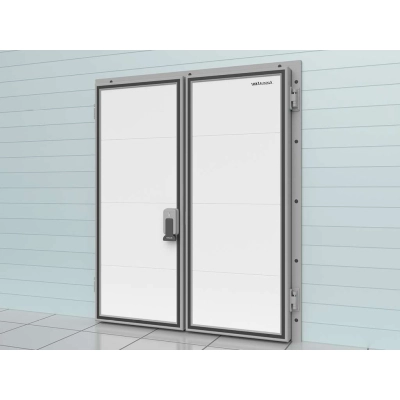 Холодильные двустворчатые распашные двери IsoDoor IDH2 для морозильных камер