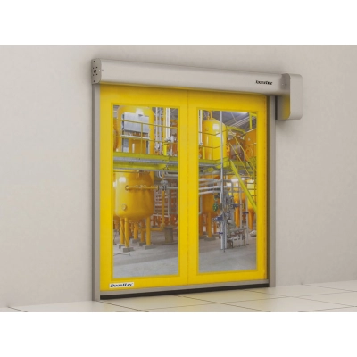 Скоростные рулонные ворота для пищевой промышленности