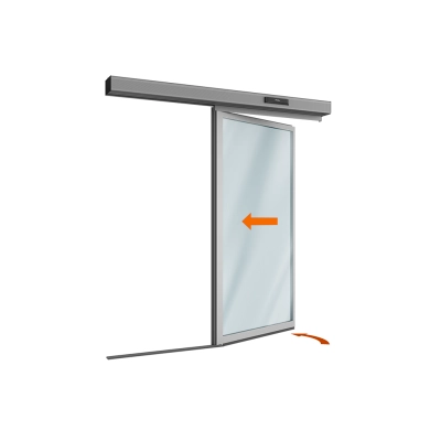 Комплект автоматической раздвижной двери «антипаника» (одна подвижная створка «антипаника») для привода AD-SP